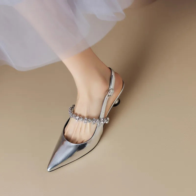 Anna-Berg | Kitten Heels, Elegant, Leather