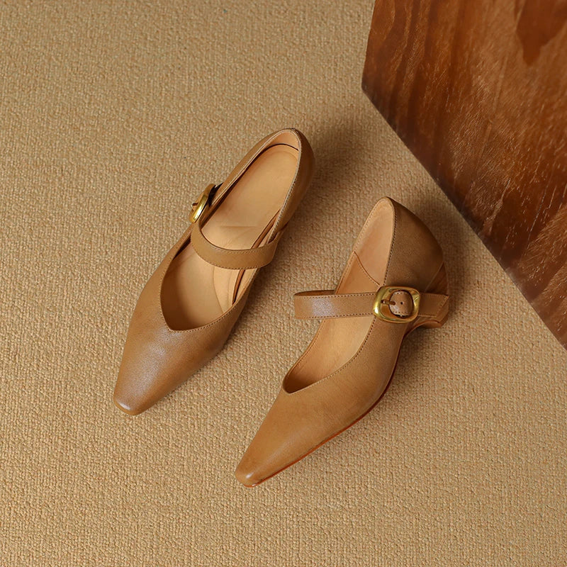 Anna-Berg | Genuine Leather Heels