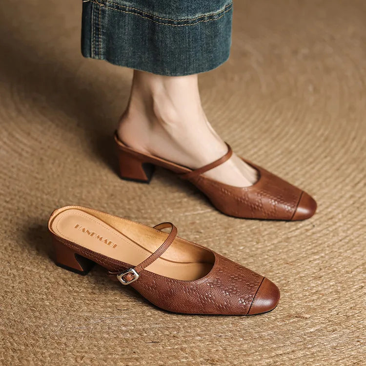Anna-Berg | Genuine Leather Mules