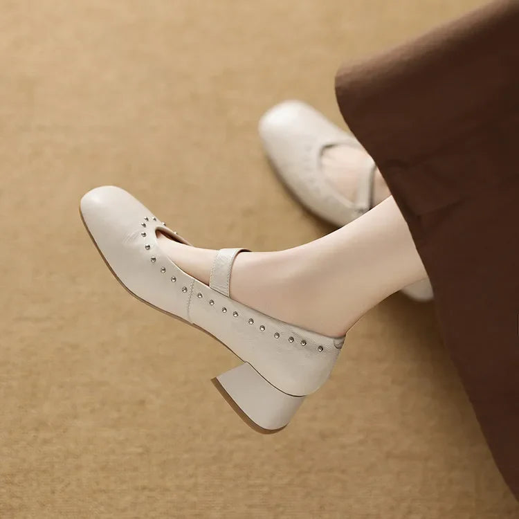 Anna-Berg | Genuine Leather Heels