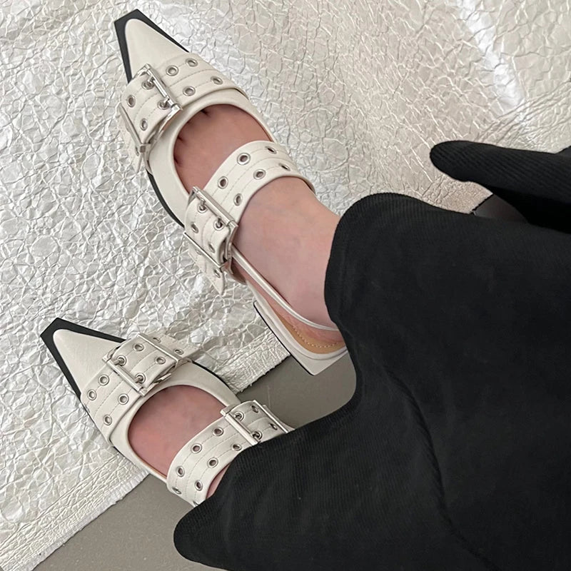 Anna-Berg | Slingback Heels in Leather