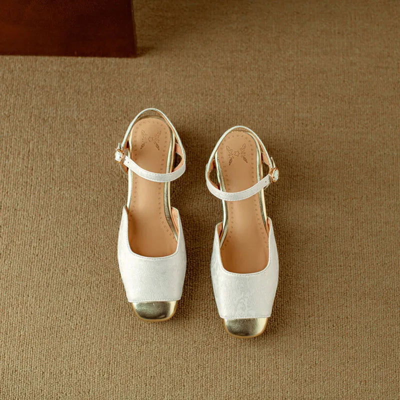 Anna-Berg | Slingback Heels in Leather