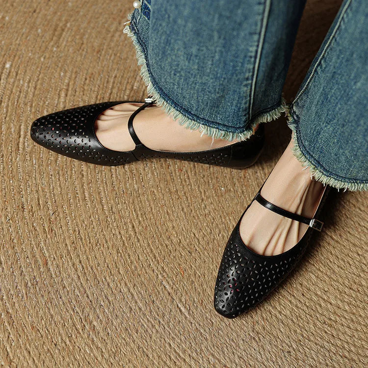 Anna-Berg | Genuine Leather Flats