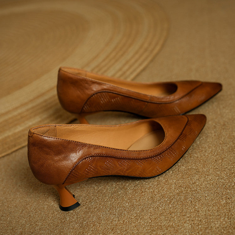 Anna-Berg | Genuine Leather Heels