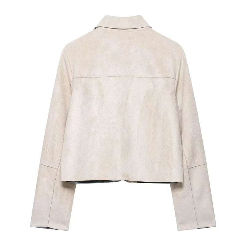 Anna-Berg | Cropped Jacket, Suede