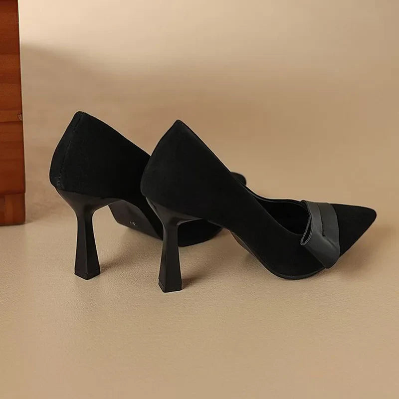 Anna-Berg | Elegant Pointed Toe Heels in Leather