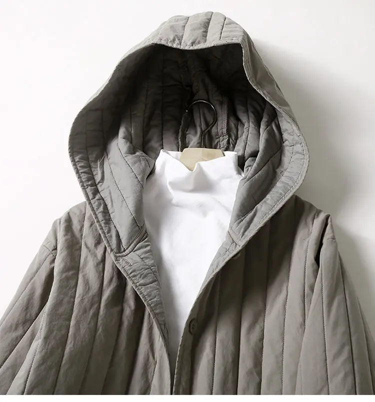 Anna-Berg | Quilted Hooded Coat