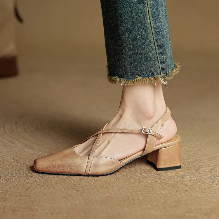 Anna-Berg | Genuine Leather Heels