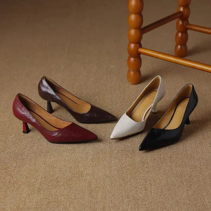 Anna-Berg | Genuine Leather Heels
