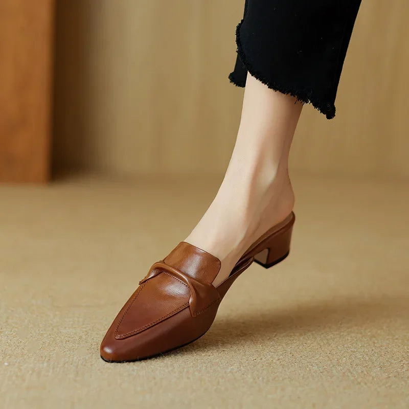 Anna-Berg | Genuine Leather Mules