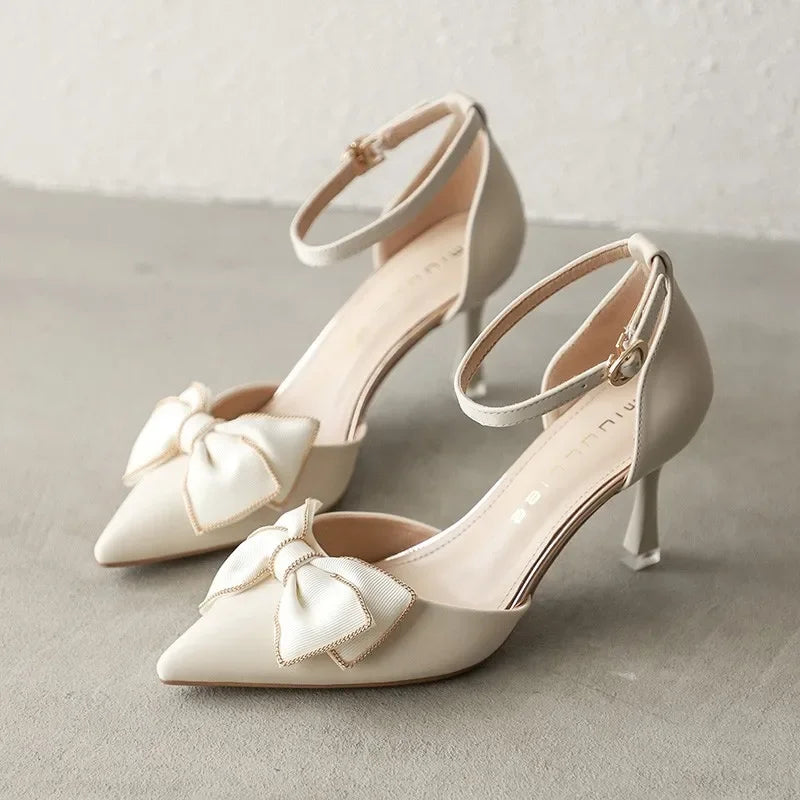 Anna-Berg | Elegant Pointed Toe Heels in Leather