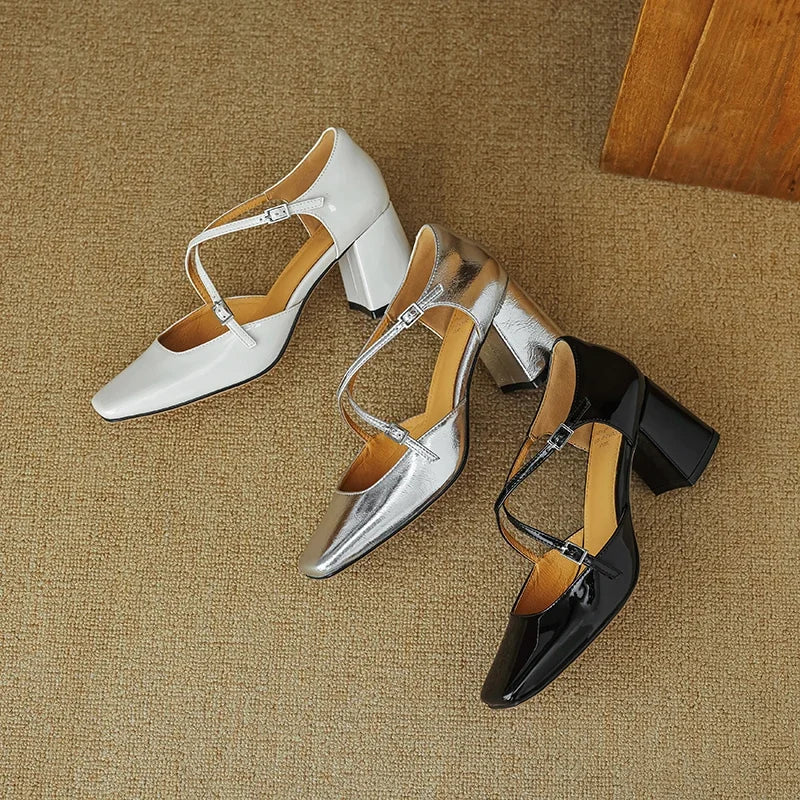 Anna-Berg | Genuine Leather Heels