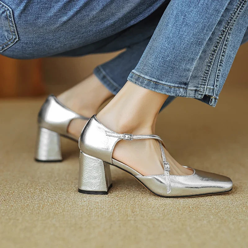 Anna-Berg | Genuine Leather Heels