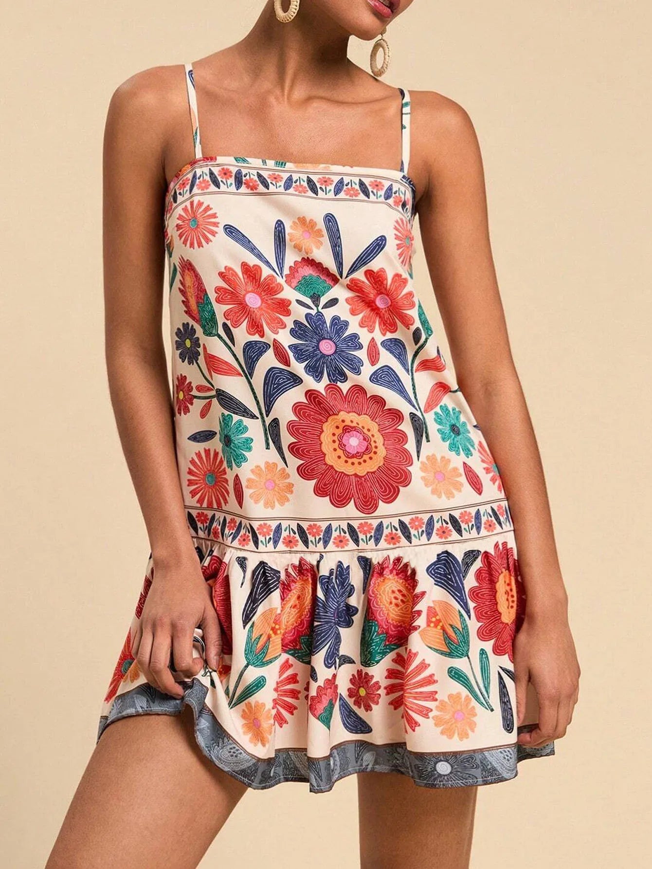 Anna-Berg | Ruffled Midi Cotton Dress