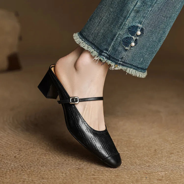Anna-Berg | Genuine Leather Mules