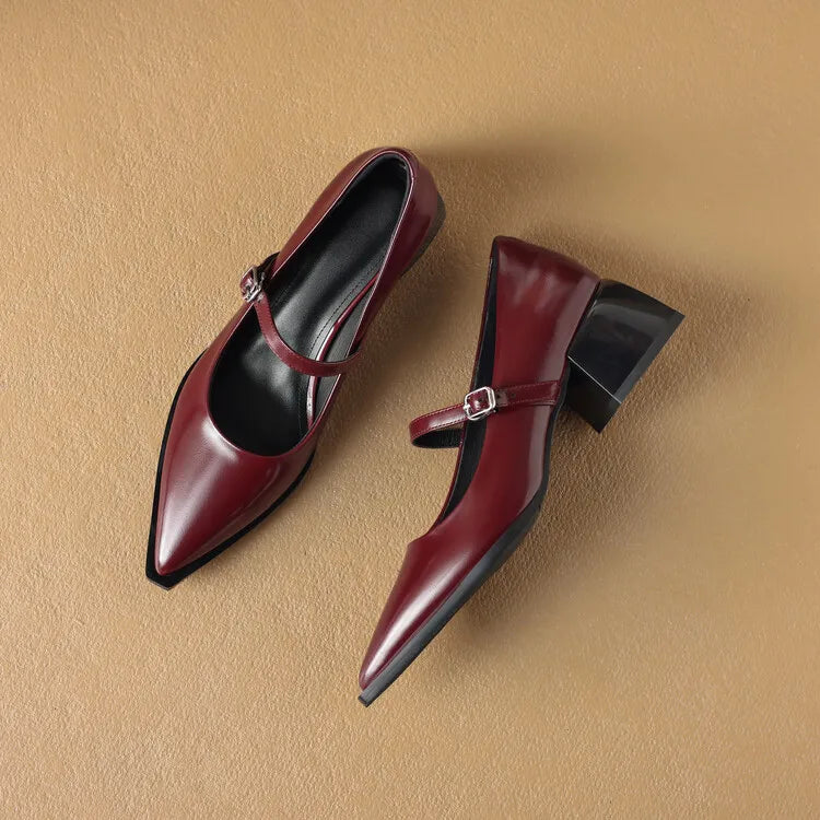 Anna-Berg | Genuine Leather Heels