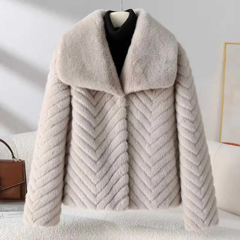 Anna-Berg | Faux Mink Jacket