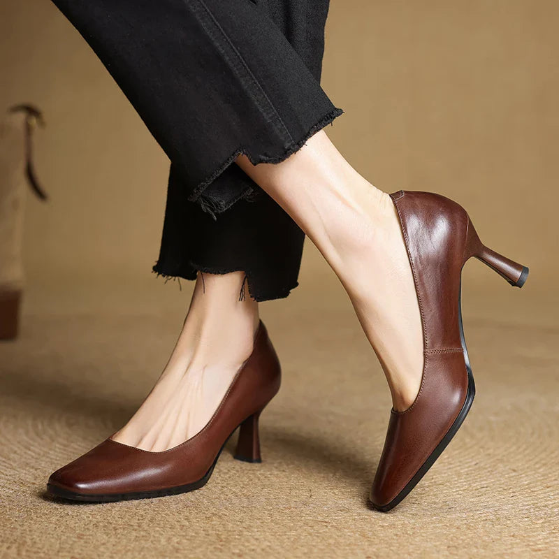 Anna-Berg | Genuine Leather Heels