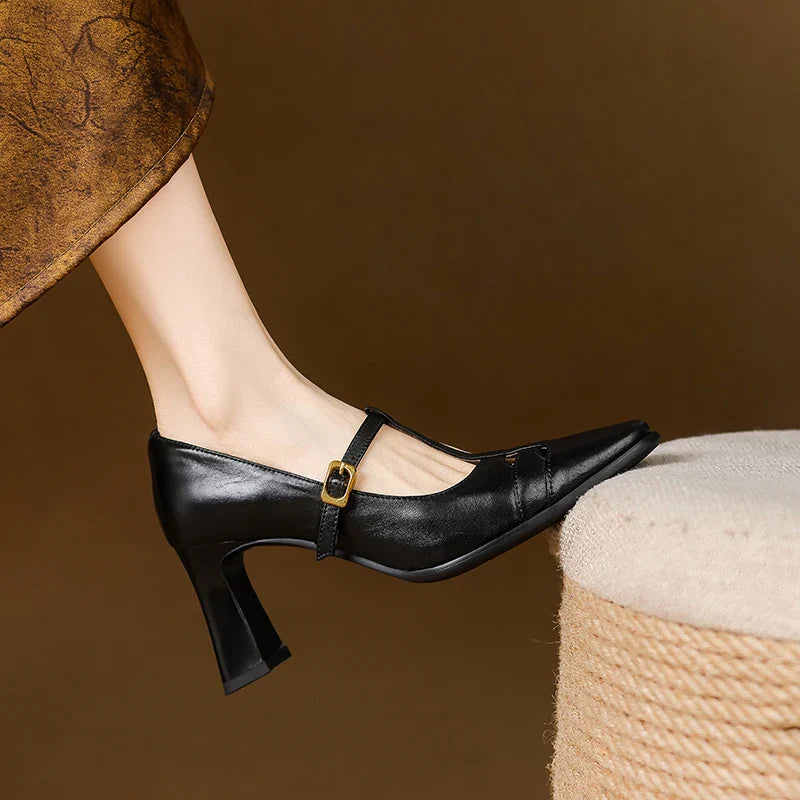 Anna-Berg | Genuine Leather Heels