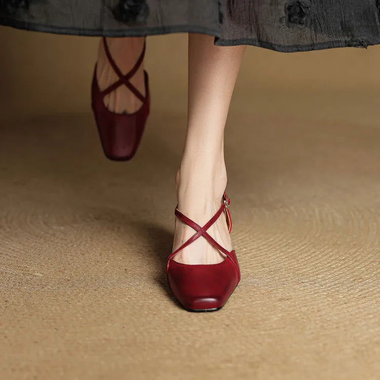 Anna-Berg | Genuine Leather Heels