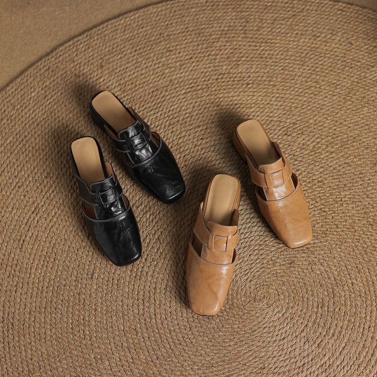 Anna-Berg | Genuine Leather Mules
