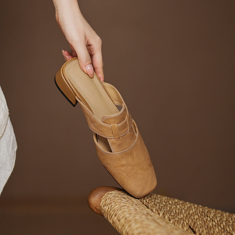 Anna-Berg | Genuine Leather Mules