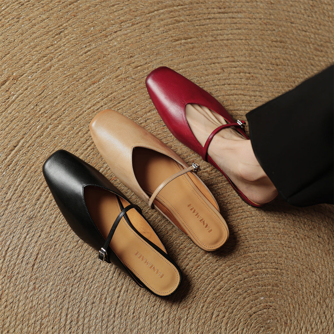 Anna-Berg | Genuine Leather Mules