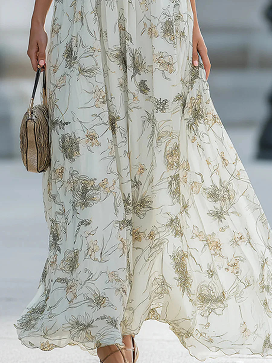 Anna-Berg | Flowy Halter Dress