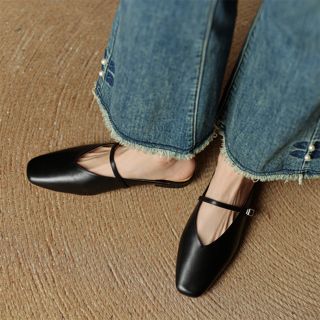 Anna-Berg | Genuine Leather Mules