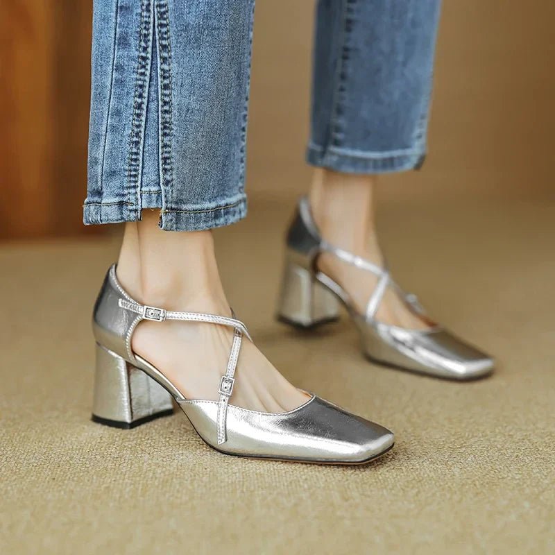 Anna-Berg | Genuine Leather Heels