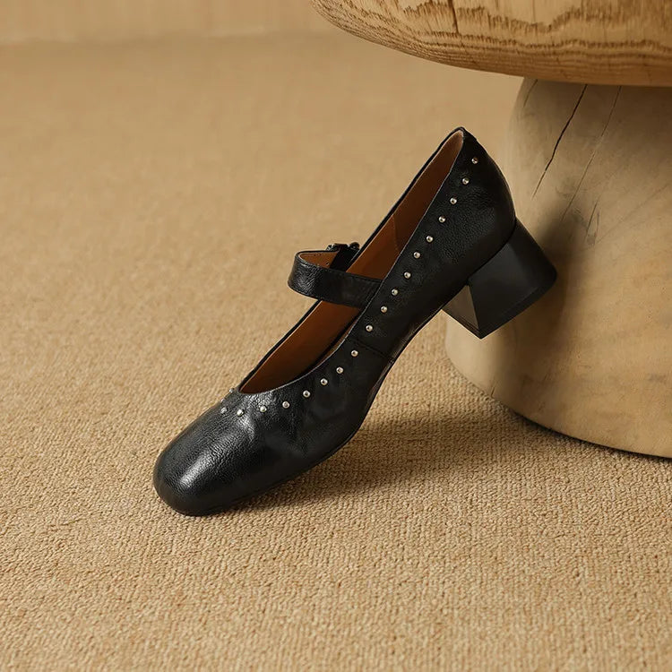 Anna-Berg | Genuine Leather Heels
