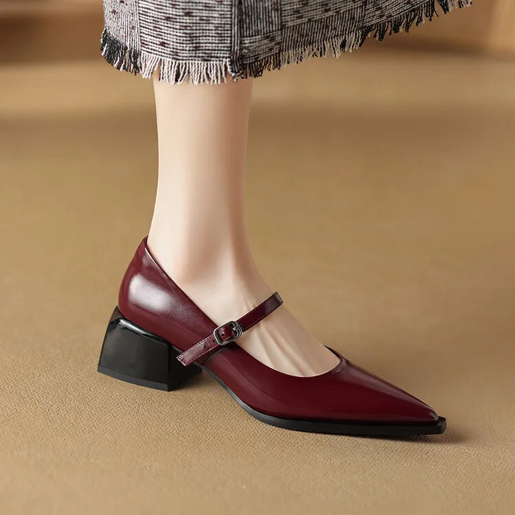 Anna-Berg | Genuine Leather Heels
