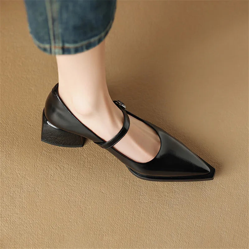 Anna-Berg | Genuine Leather Heels
