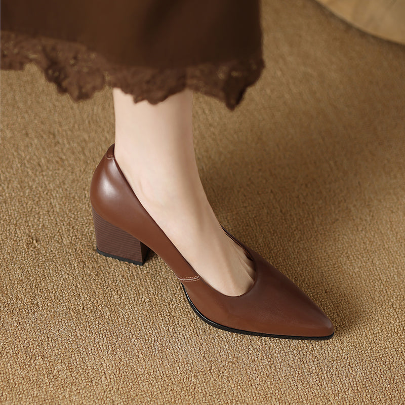 Anna-Berg | Genuine Leather Heels