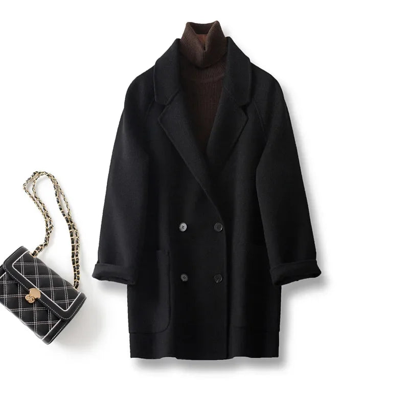 Anna-Berg | Wool Herringbone Coat