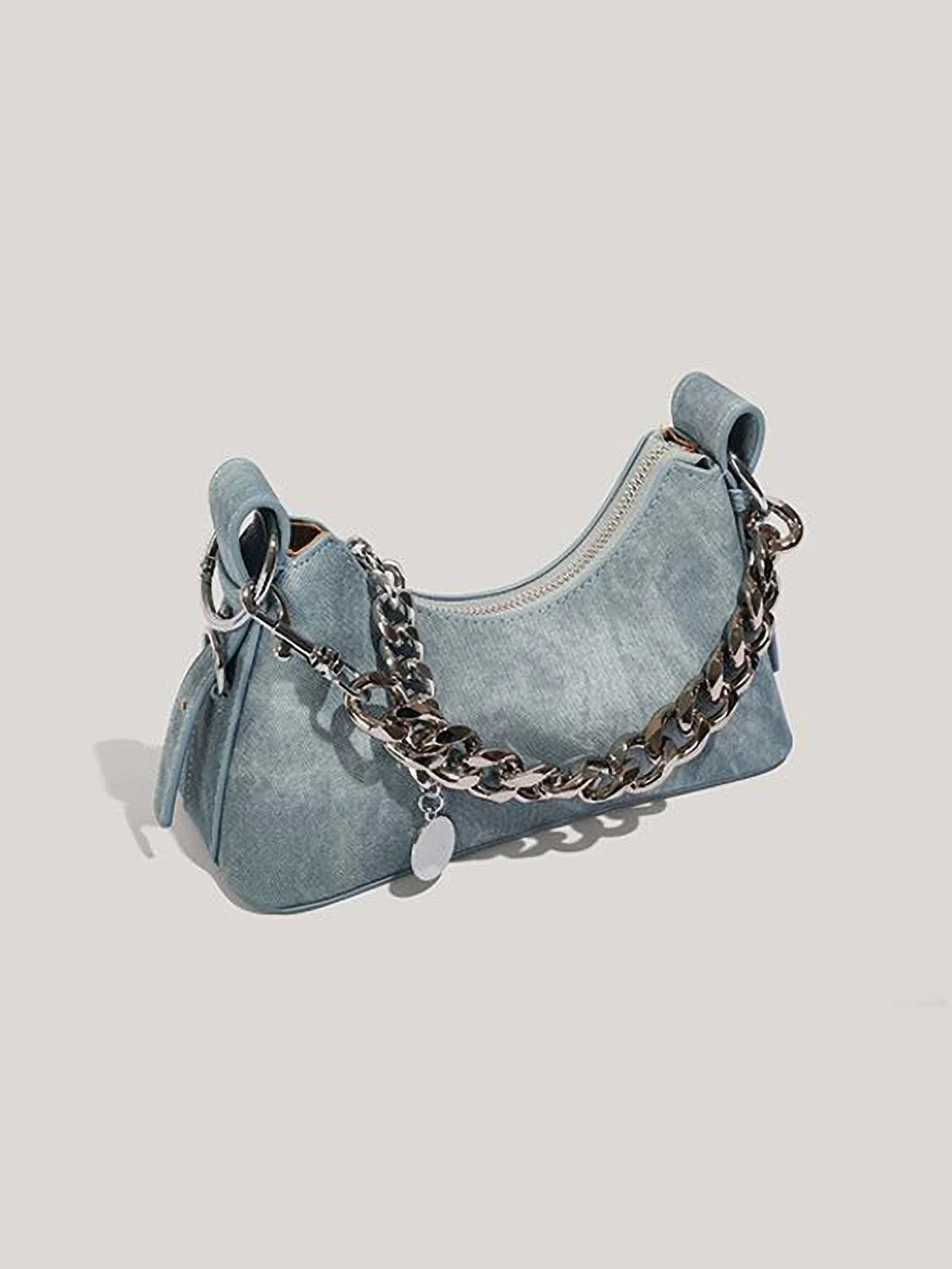 Anna-Berg | Denim Chain Bag