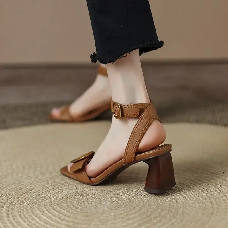 Anna-Berg | Block Heel Mules