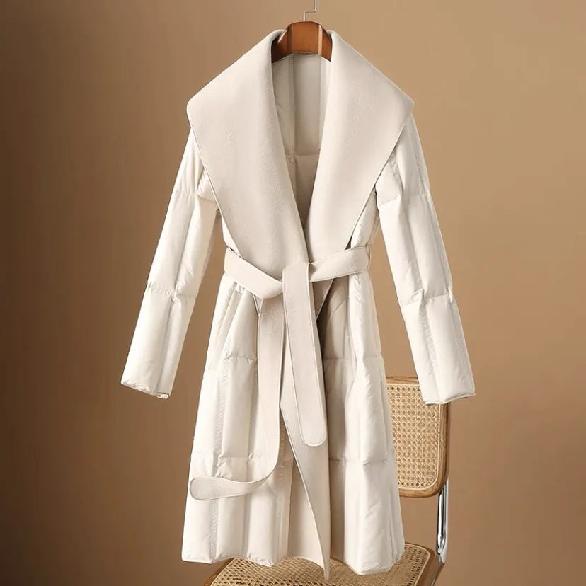 Anna-Berg | Down Coat, Wool Collar