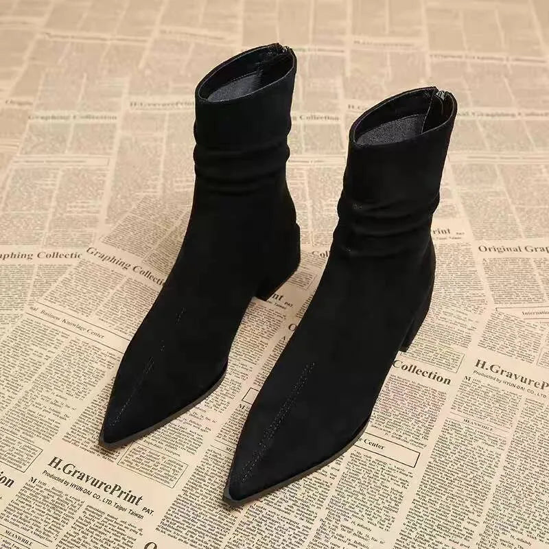 Anna-Berg | Leather Ankle Boots