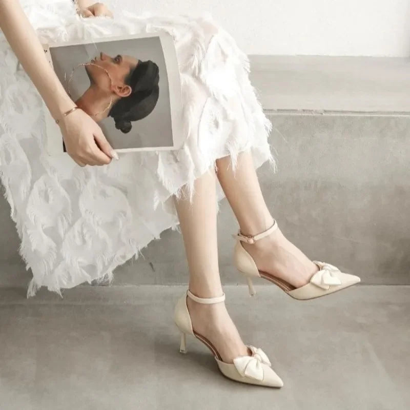 Anna-Berg | Elegant Pointed Toe Heels in Leather