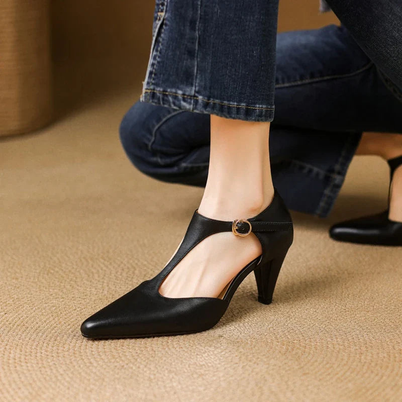 Anna-Berg | Genuine Leather Heels