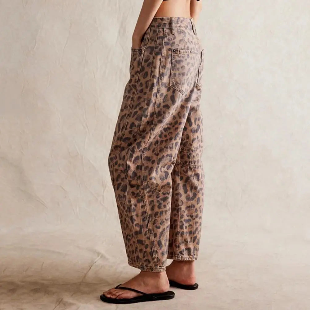 Anna-Berg | Blue Barrel-Leg Denim Jeans