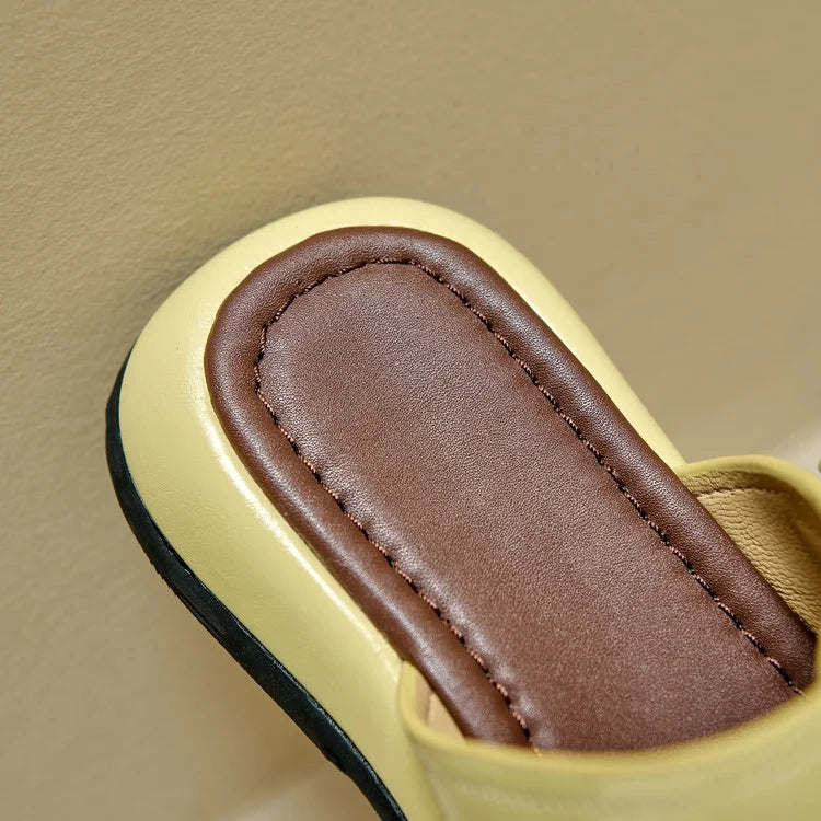 Anna-Berg | Twin-Buckle Slide Sandals