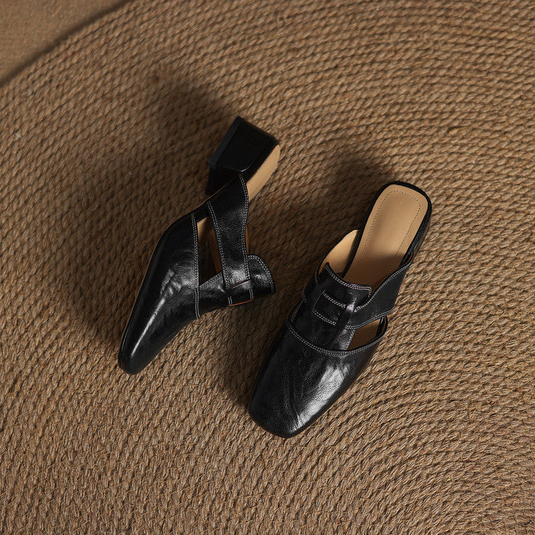 Anna-Berg | Genuine Leather Mules