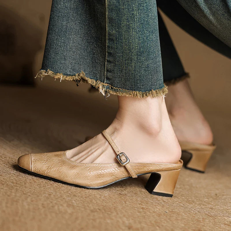 Anna-Berg | Genuine Leather Mules