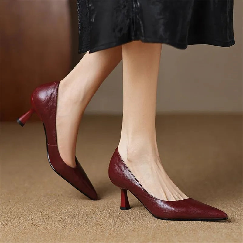 Anna-Berg | Genuine Leather Heels