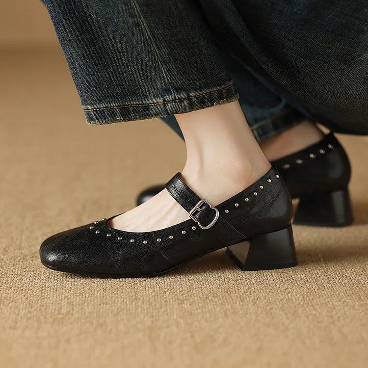 Anna-Berg | Genuine Leather Heels