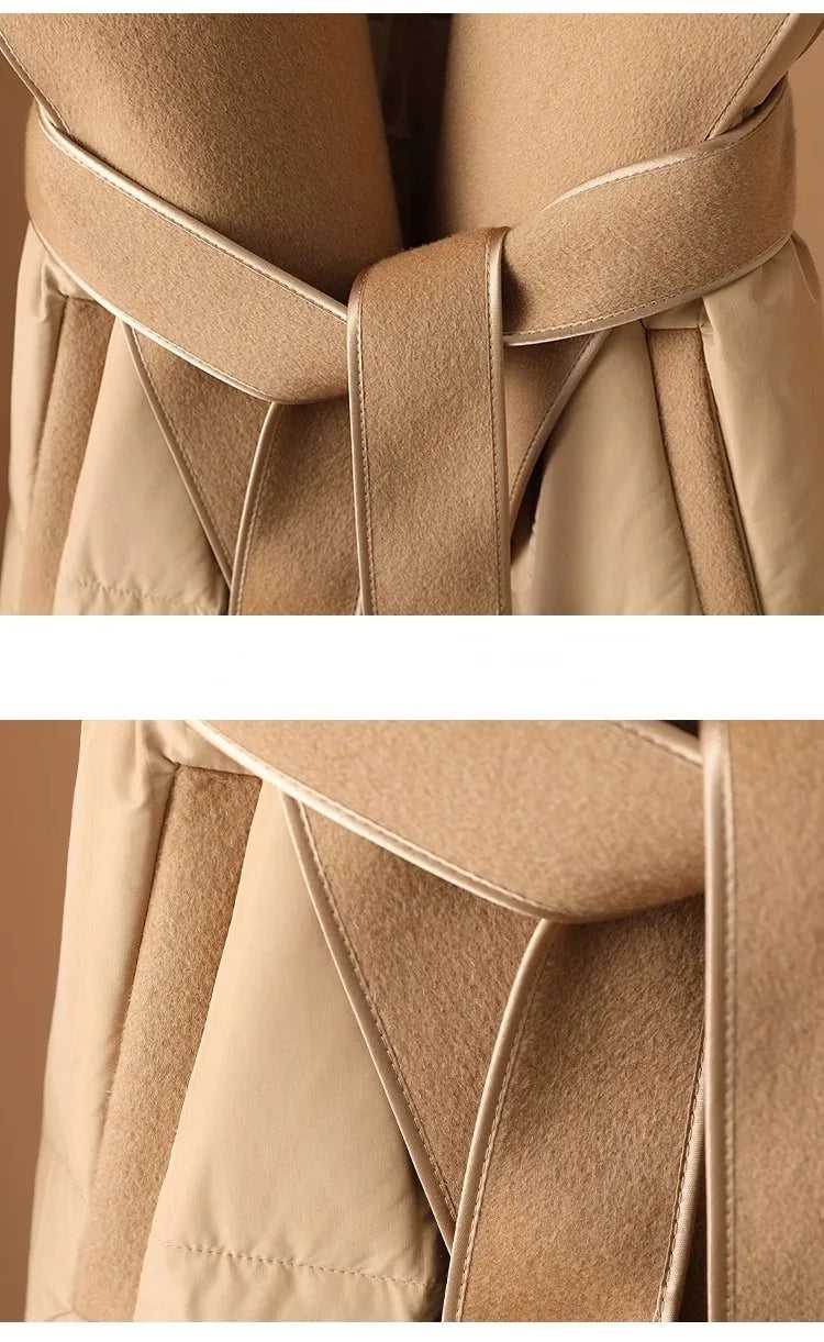 Anna-Berg | Down Coat, Wool Collar