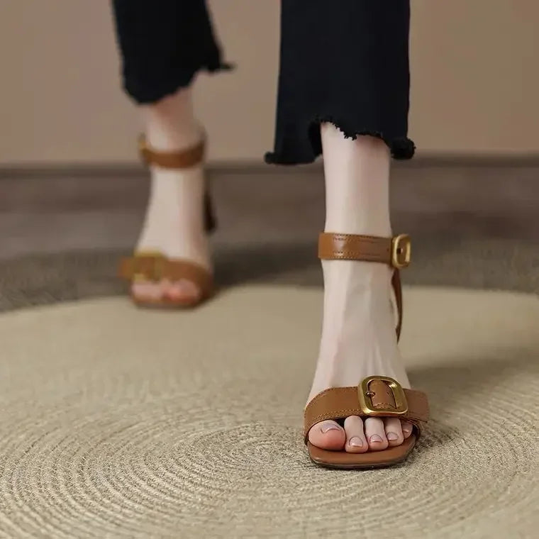 Anna-Berg | Block Heel Mules