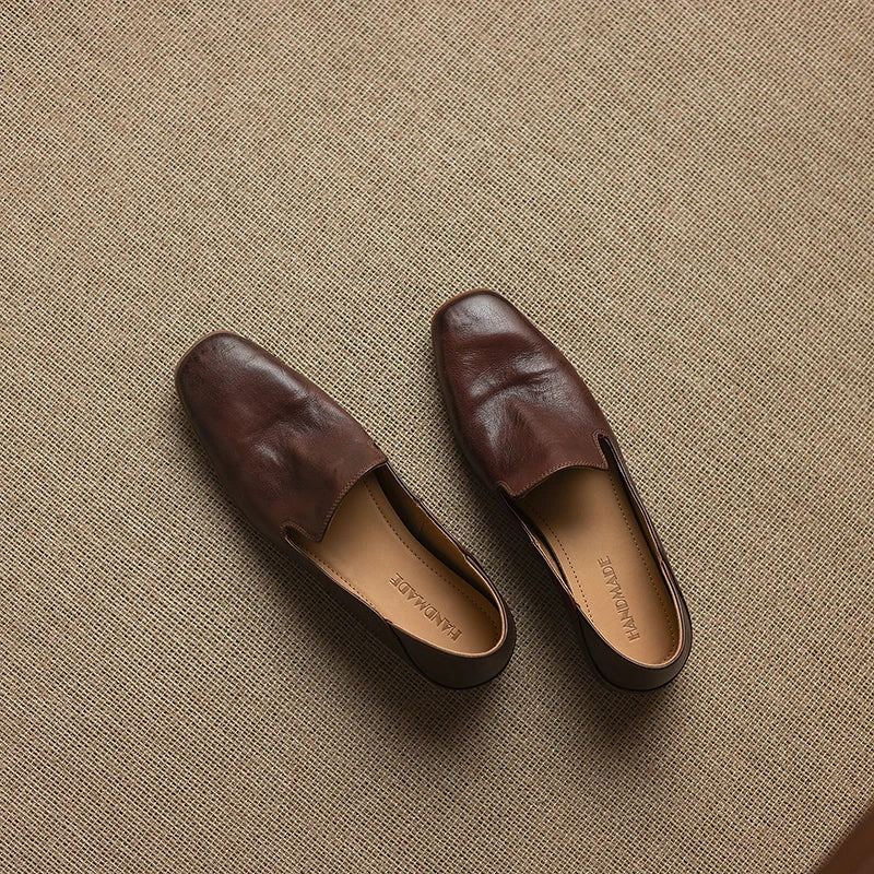 Anna-Berg | Black Leather Loafers